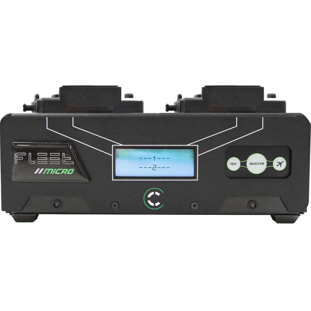 Core SWX Fleet Micro 3A Digital Dual Charger for V-Mount Batteries
