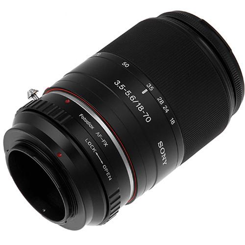 FotodioX Mount Adapter with Aperture Control Dial for Sony A-Mount Lens to Fujifilm X-Mount Camera