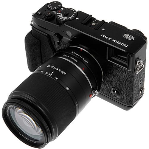 FotodioX Mount Adapter with Aperture Control Dial for Sony A-Mount Lens to Fujifilm X-Mount Camera