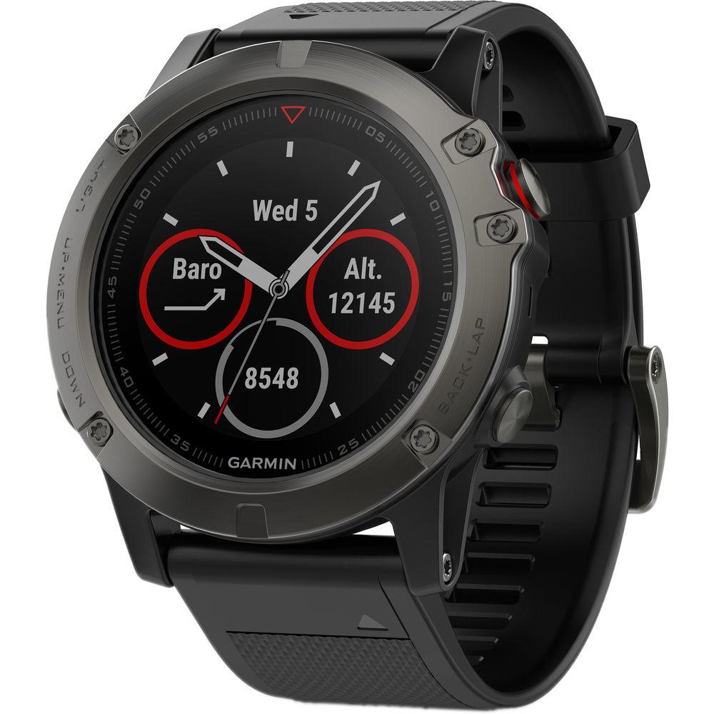 Garmin fenix 5X Sapphire Edition Multi-Sport Training GPS Watch