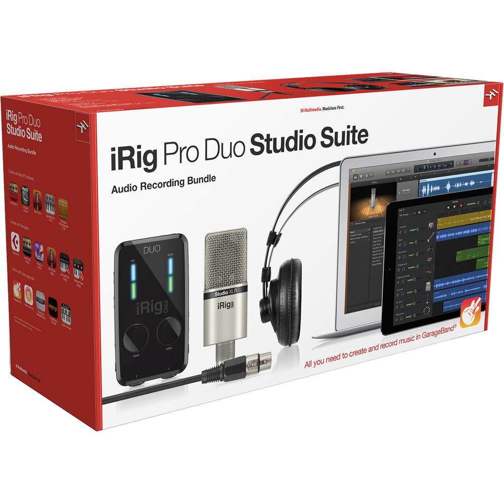 IK Multimedia iRig Pro Duo Studio Suite - Music Production Bundle