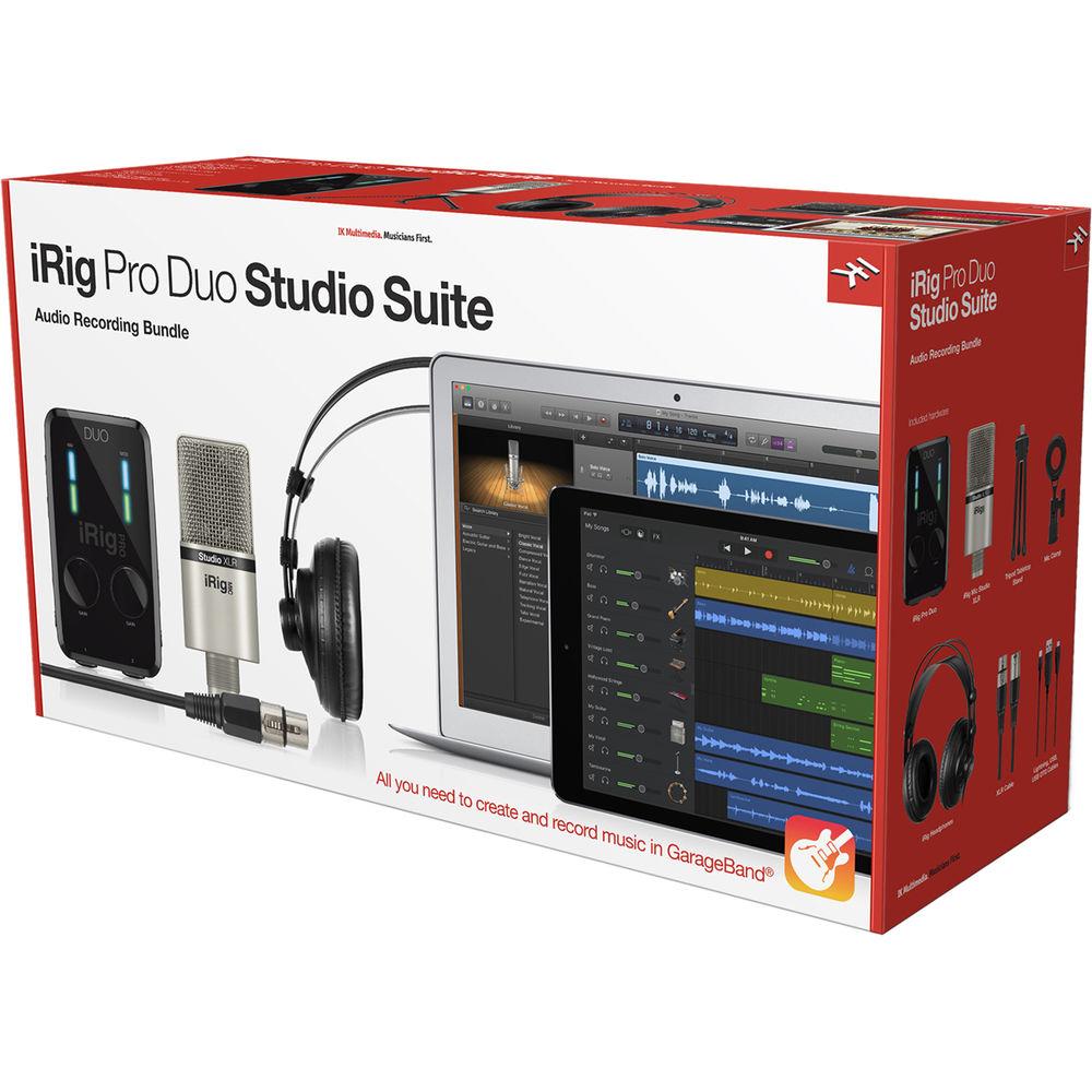 IK Multimedia iRig Pro Duo Studio Suite - Music Production Bundle