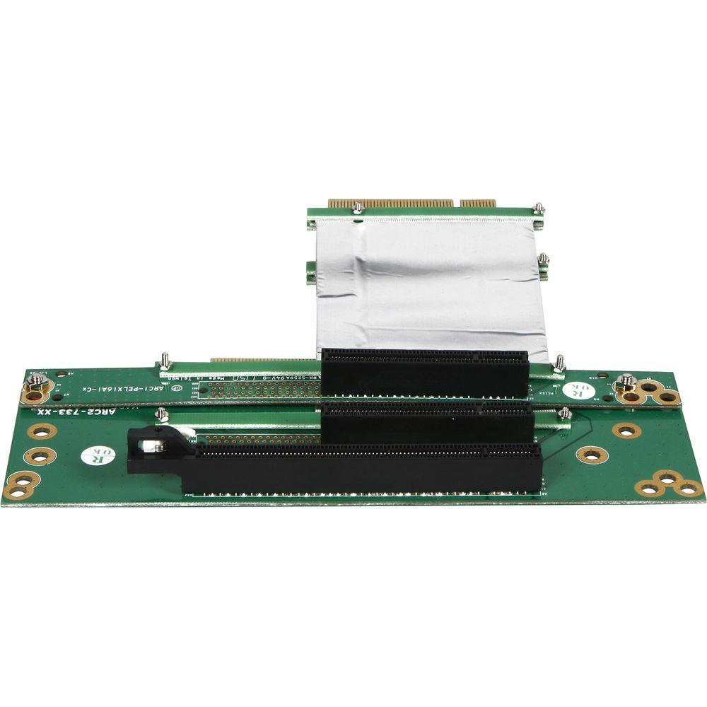iStarUSA One PCIe x16 and Two PCIe x8 Riser Card