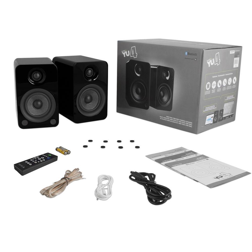 Kanto Living YU4 2-Way Powered Bookshelf Speakers