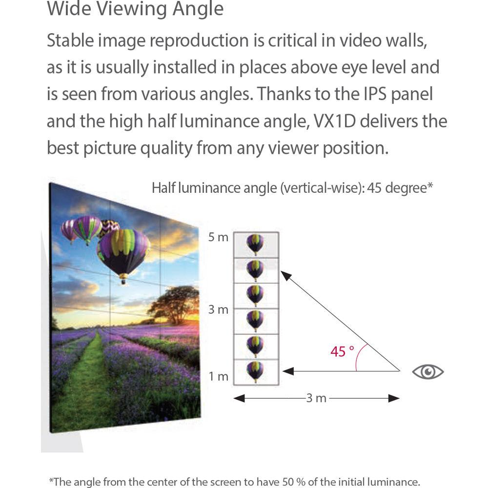 LG 55VX1D-B 55" High Brightness Video Wall