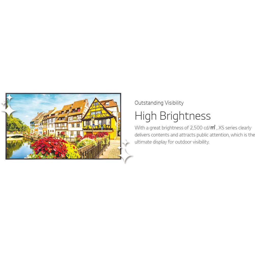 LG 55XS2E-B 55" FHD Out-Door Set High Brightness Commercial Digital Display