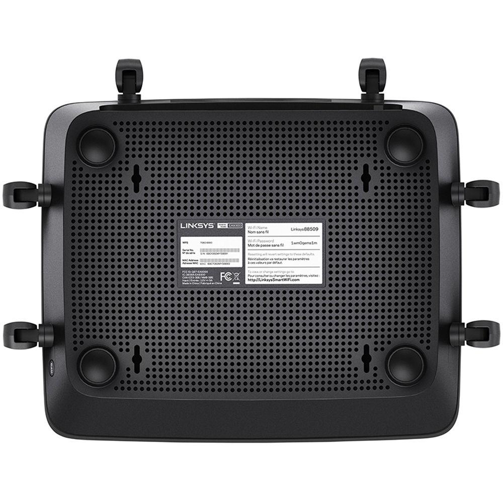 Linksys EA9300 Tri-Band Wireless-AC4000 MAX-STREAM MU-MIMO Gigabit Router