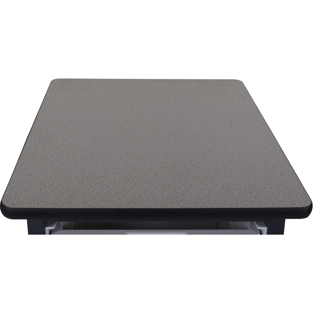 Luxor Double Row Mobile Bin Storage Unit