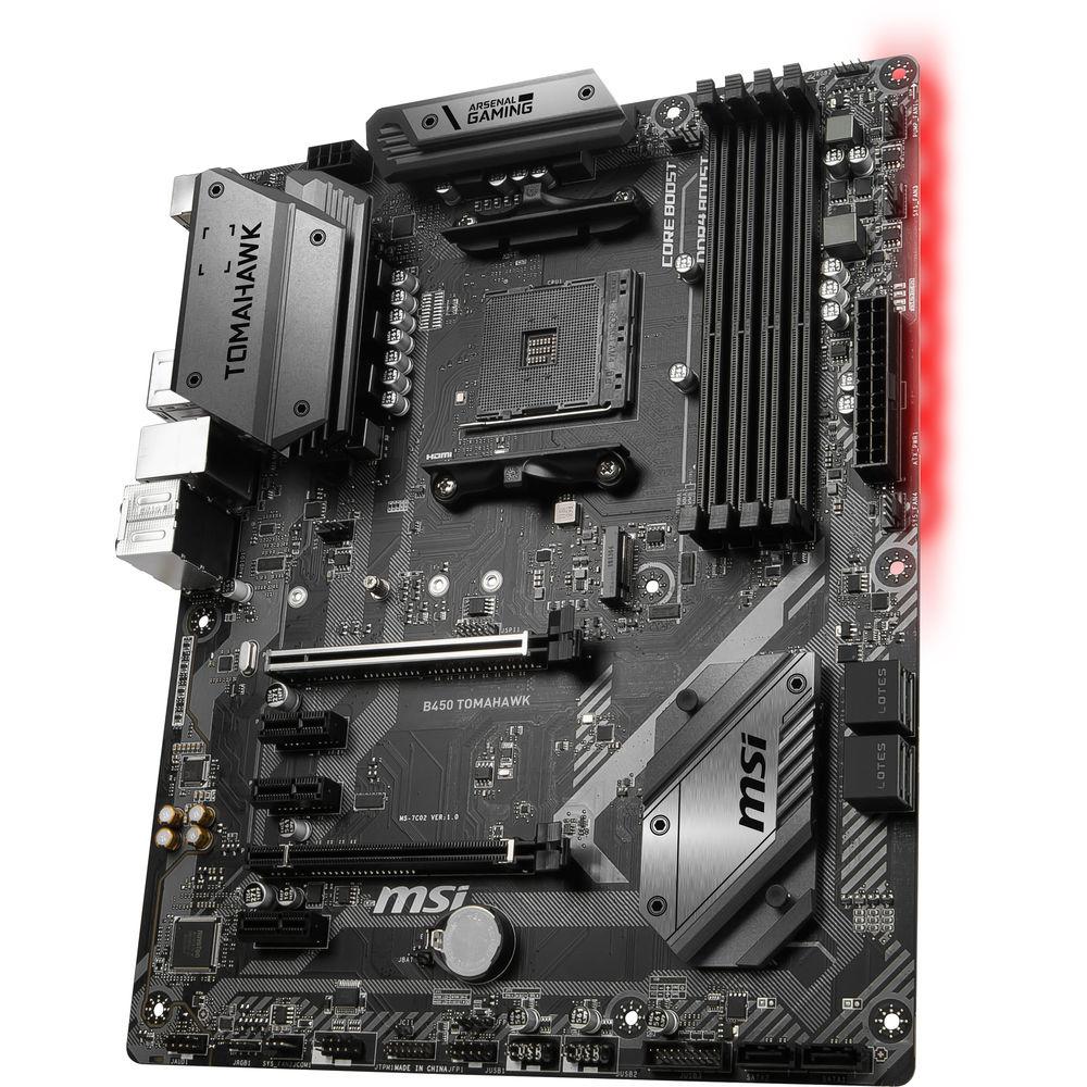 MSI B450 Tomahawk AM4 ATX Motherboard