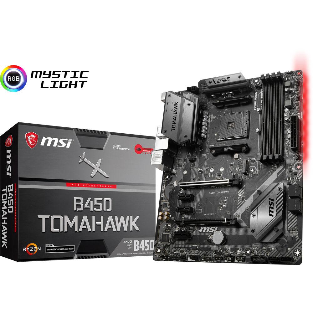 MSI B450 Tomahawk AM4 ATX Motherboard