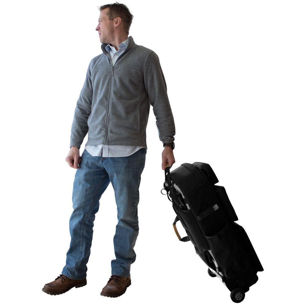 Porta Brace Wheeled Hiker Backpack Case for Select Broadcast Cameras