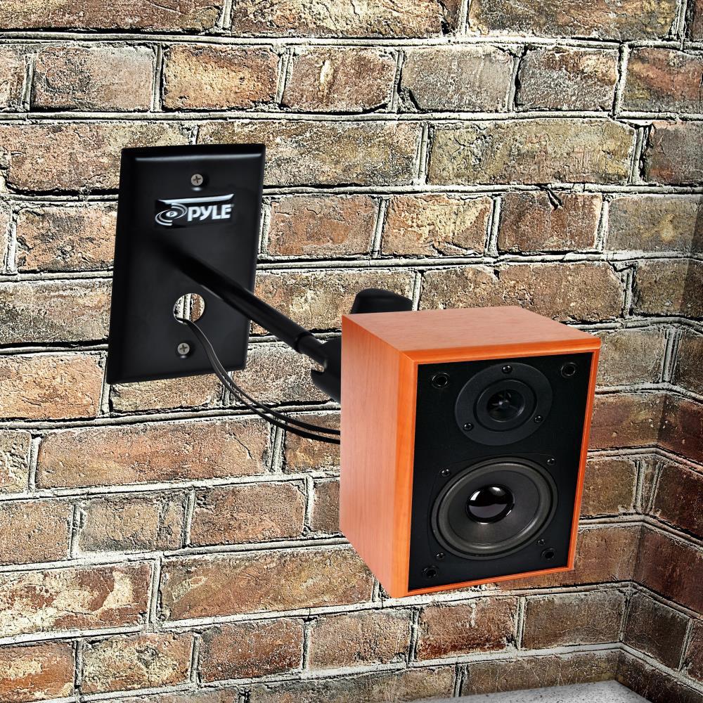 Pyle Pro PSTNDW23 Adjustable Speaker Bracket with Universal Wall Mount