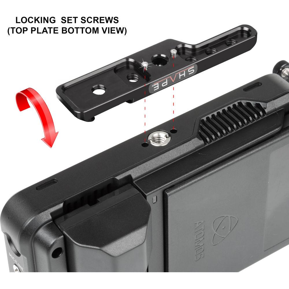 SHAPE HDMI Lock System and Top Plate Kit for 5" Atomos Ninja V