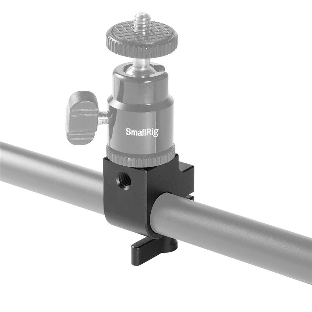 SmallRig Single 15mm Rod Clamp with Two 1 4"-20 Threads