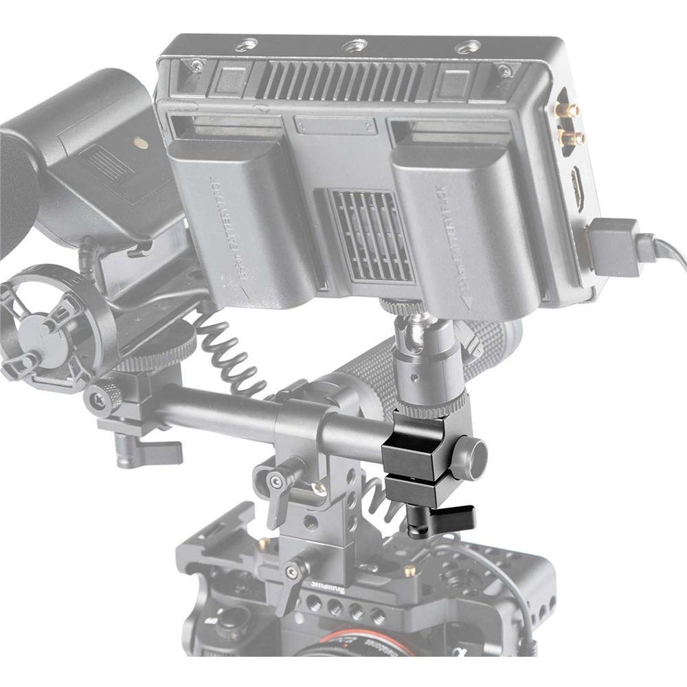 SmallRig Single 15mm Rod Clamp with Two 1 4"-20 Threads