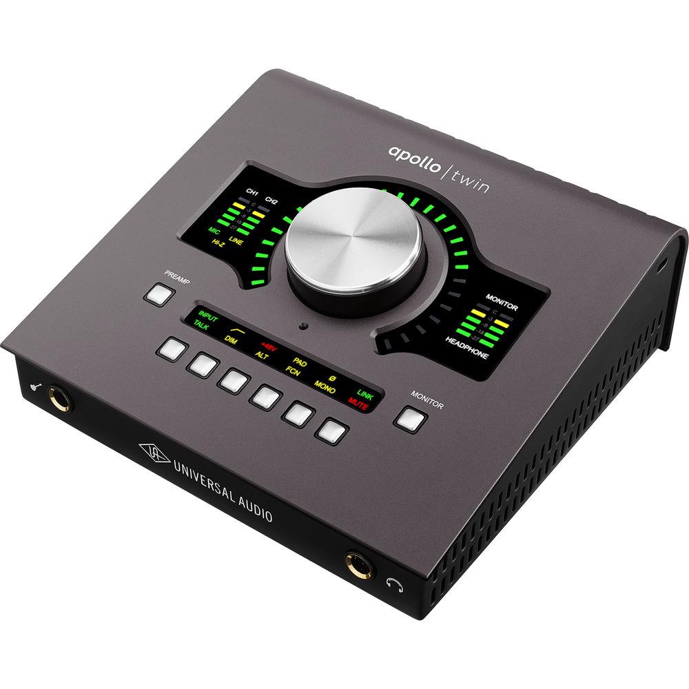 Universal Audio Apollo Twin MKII SOLO Desktop Interface with Realtime UAD Processing for Mac and Windows
