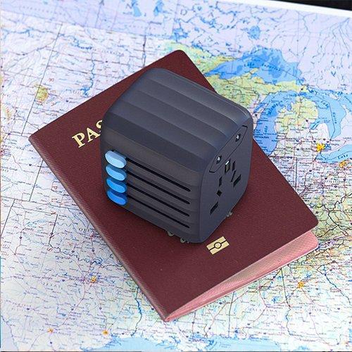 ZENDURE Passport Global Travel Plug Adapter with Auto-Resetting Fuse