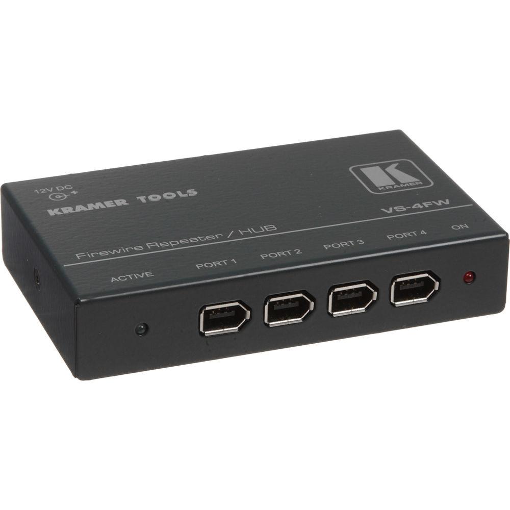 Kramer 4-Port FireWire-400 Repeater and Hub