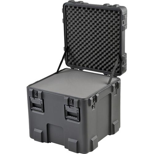 SKB 3R2424-24B-L Roto-Molded Mil-Standard Utility Case with Layered Foam Interior