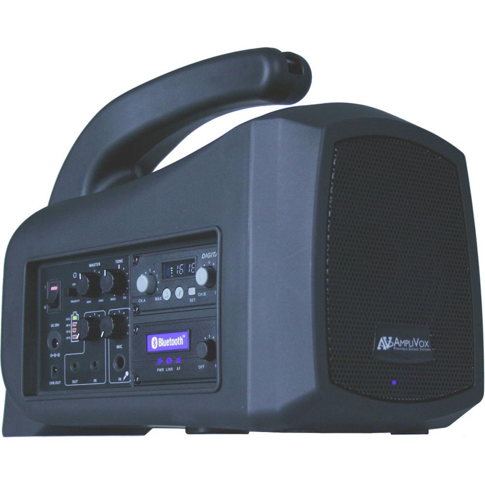 AmpliVox Sound Systems SW320 Mity-Lite Plus Portable Bluetooth-Enabled PA System