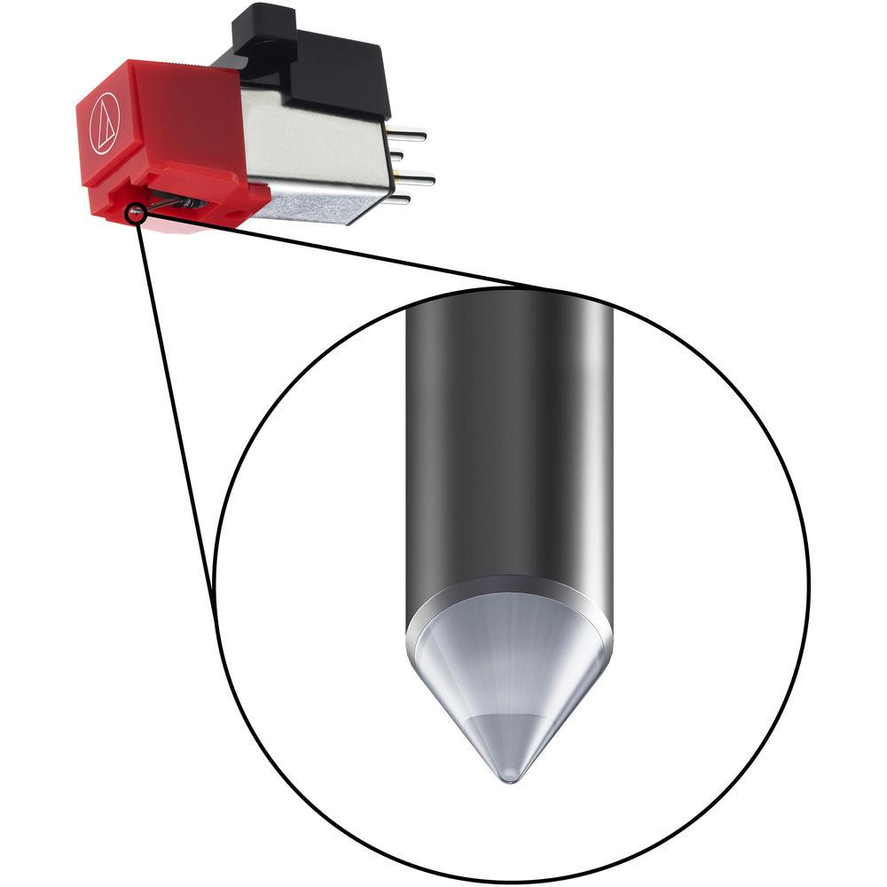 Audio-Technica Consumer AT91R Conical Phonograph Cartridge for 1 2" Mount Turntables