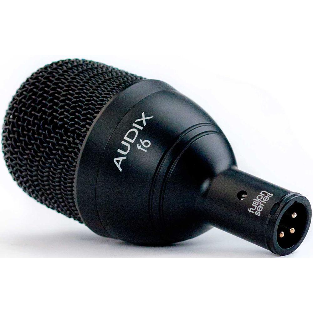 Audix f6 Fusion Series Hypercardioid Low-Frequency Instrument Microphone