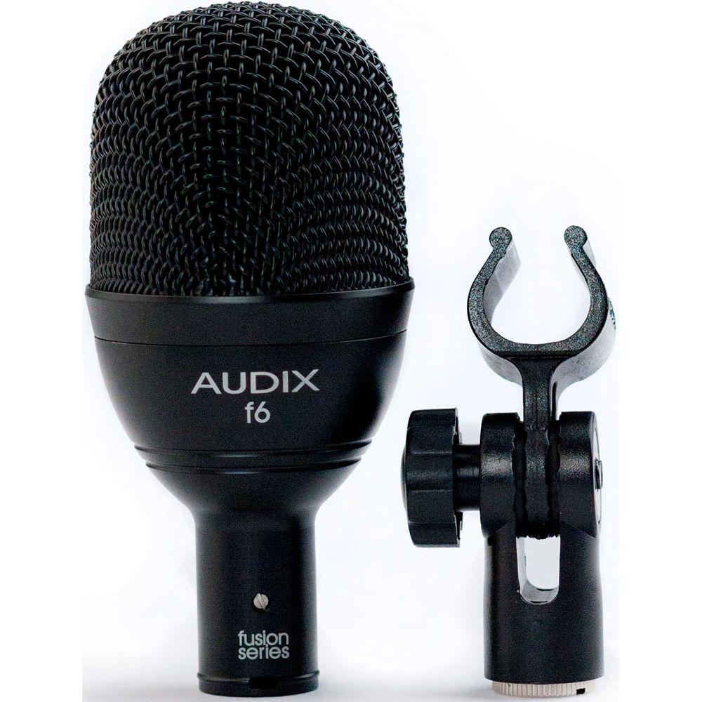 Audix f6 Fusion Series Hypercardioid Low-Frequency Instrument Microphone
