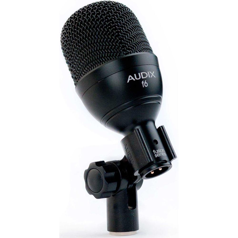 Audix f6 Fusion Series Hypercardioid Low-Frequency Instrument Microphone