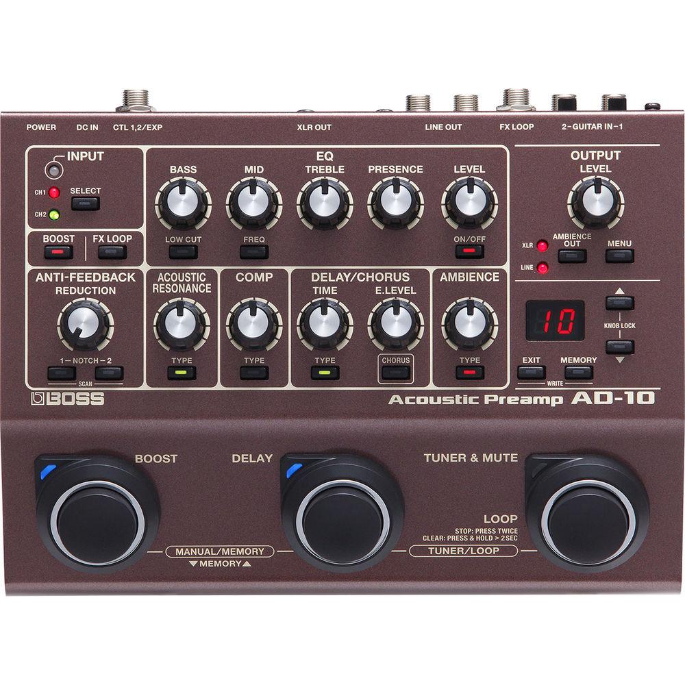 BOSS AD-10 Acoustic Preamp