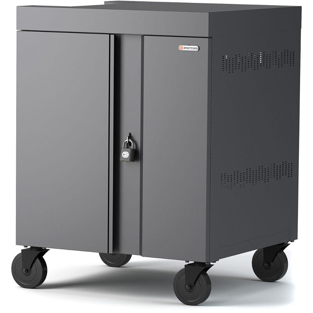 Bretford 16-Device CUBE Charging Cart for Chromebooks, Laptops, & Tablets