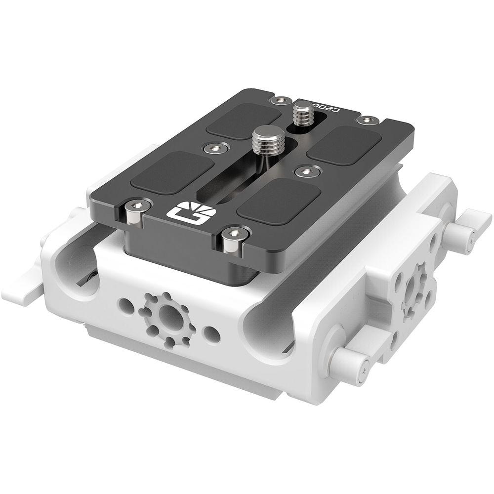 Bright Tangerine Canon C200 C700 Riser for Left Field 15mm LWS Baseplate