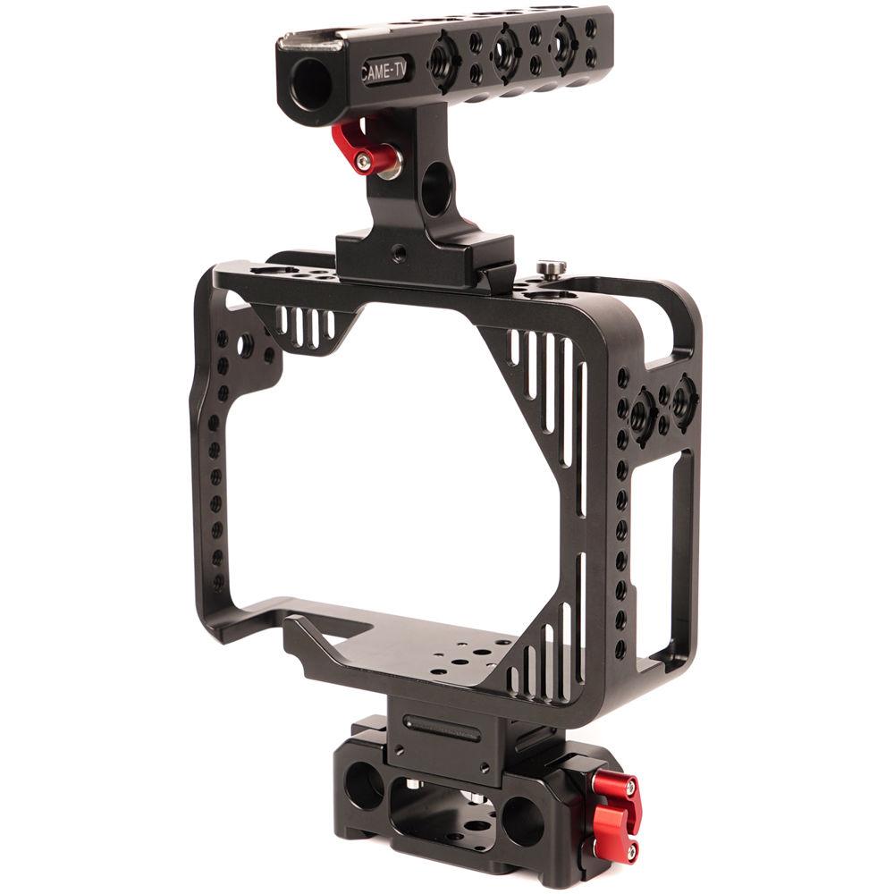 CAME-TV Protective Cage Kit with Handgrip and Shoulder Support for Canon 5D