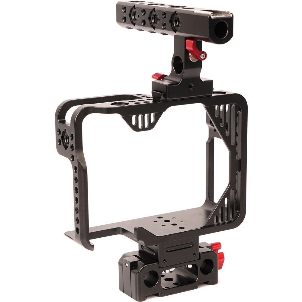 CAME-TV Protective Cage Kit with Handgrip and Shoulder Support for Canon 5D