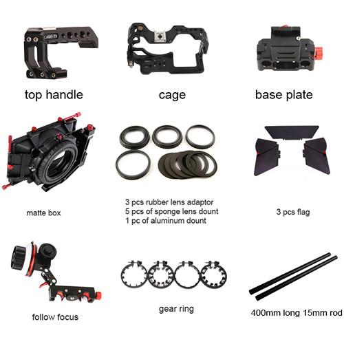 CAME-TV Protective Cage Plus for Panasonic GH5 with Matte Box and Follow Focus