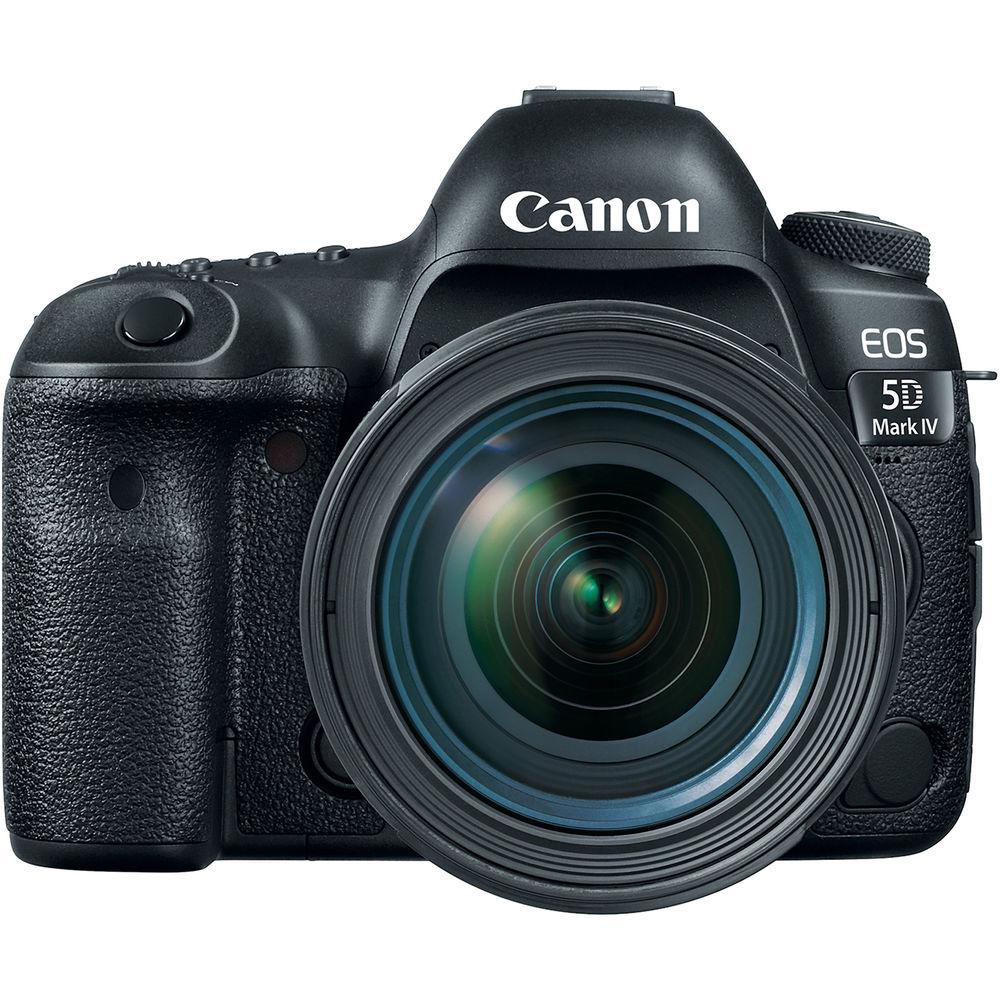 Canon EOS 5D Mark IV DSLR Camera with 24-70mm f 4L Lens