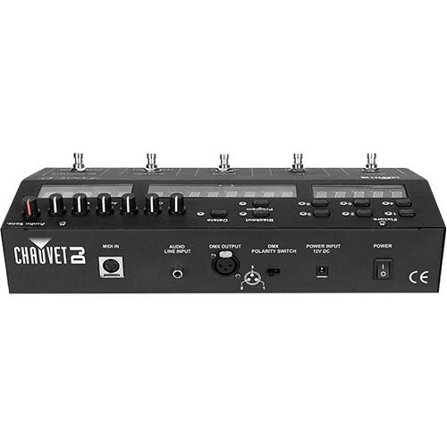 CHAUVET DJ 36-Channel DMX Foot Controller for Up to 6 Lighting Fixtures