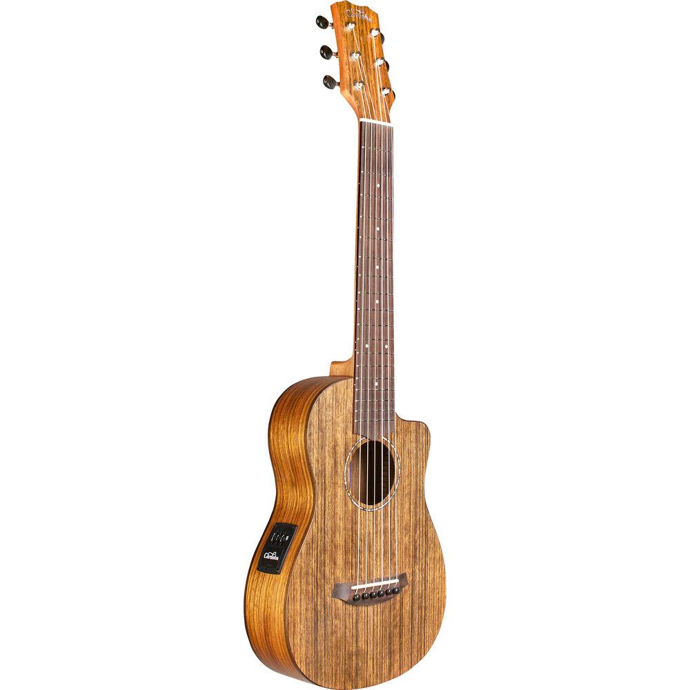 Cordoba Mini O-CE Travel Nylon-String Acoustic Electric Classical Guitar with Gig Bag