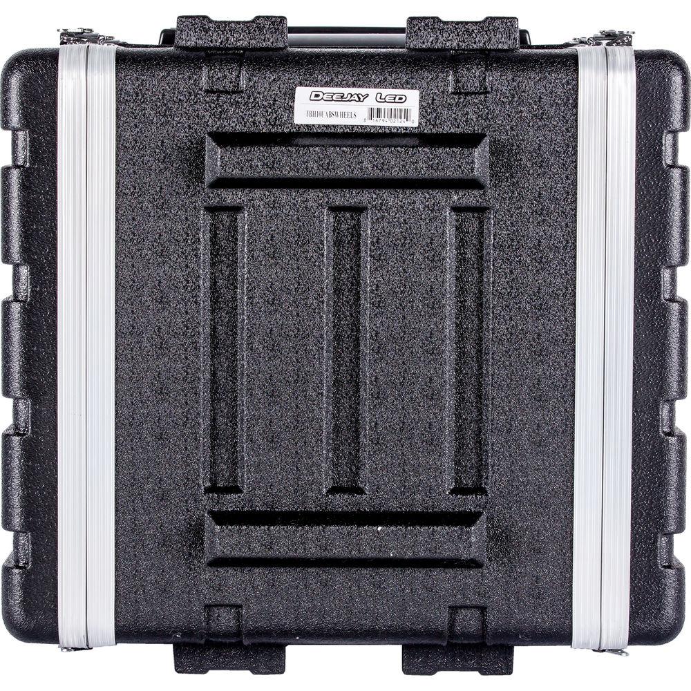 DeeJay LED 10 RU ABS Case with Locking Wheels