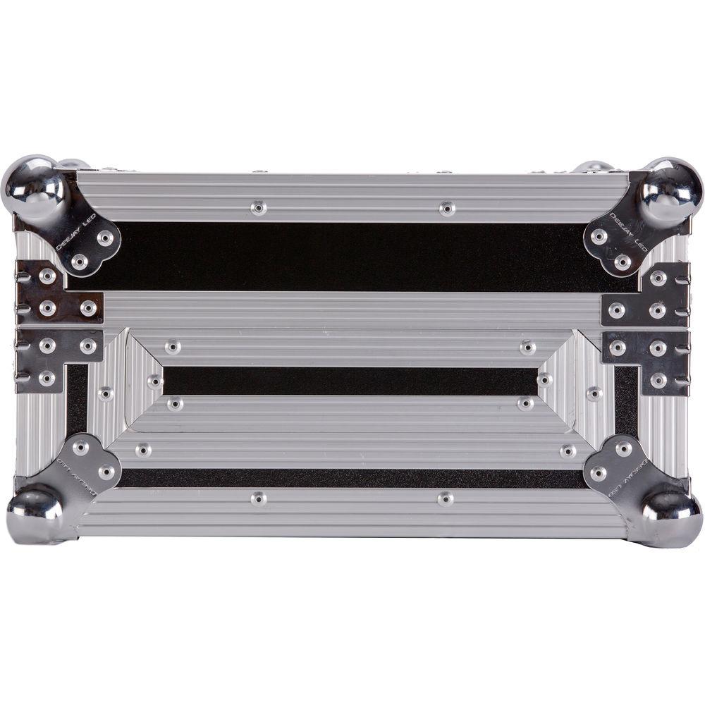 DeeJay LED 12" DJ Mixer Case with Laptop Shelf