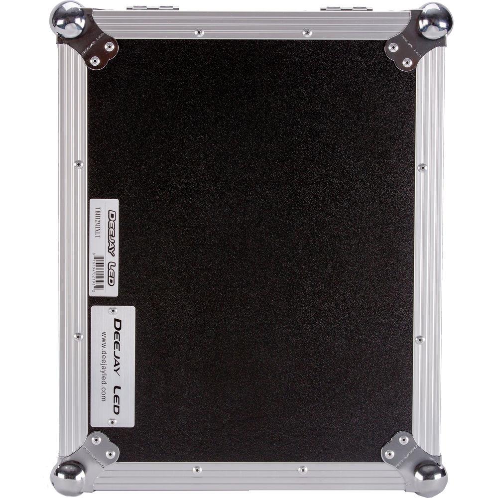 DeeJay LED 12" DJ Mixer Case with Laptop Shelf