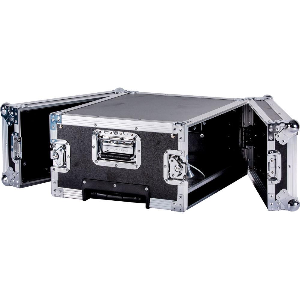 DeeJay LED 4 RU Amplifier Deluxe Case with Wheels and Pull-Out Handle