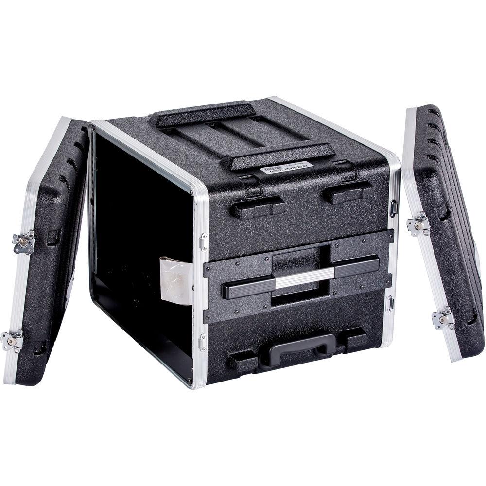 DeeJay LED 8 RU ABS Case with Locking Wheels
