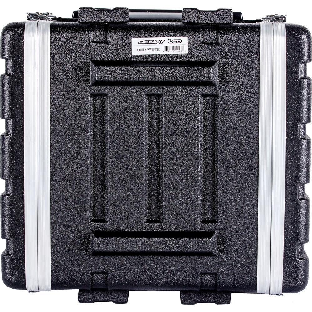 DeeJay LED 8 RU ABS Case with Locking Wheels