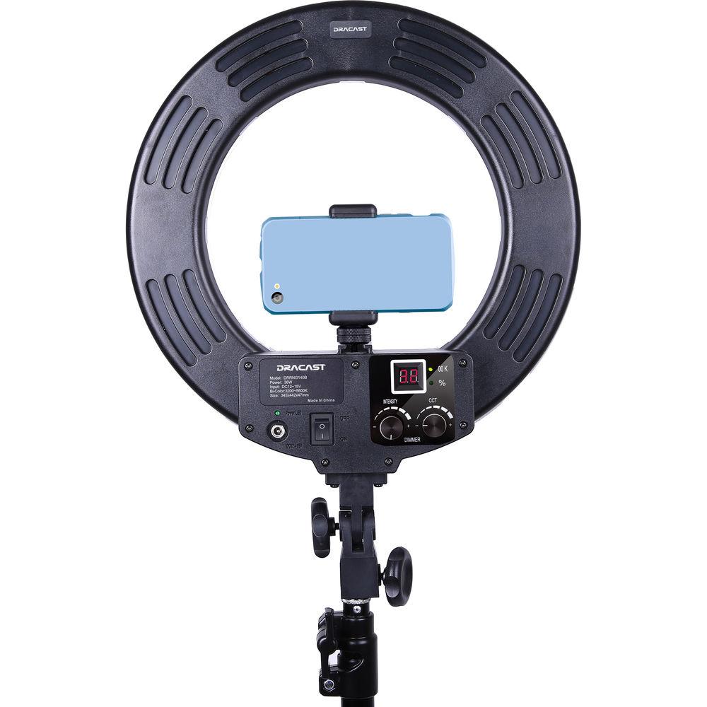 Dracast LED140 Halo Bi-Color Ringlight