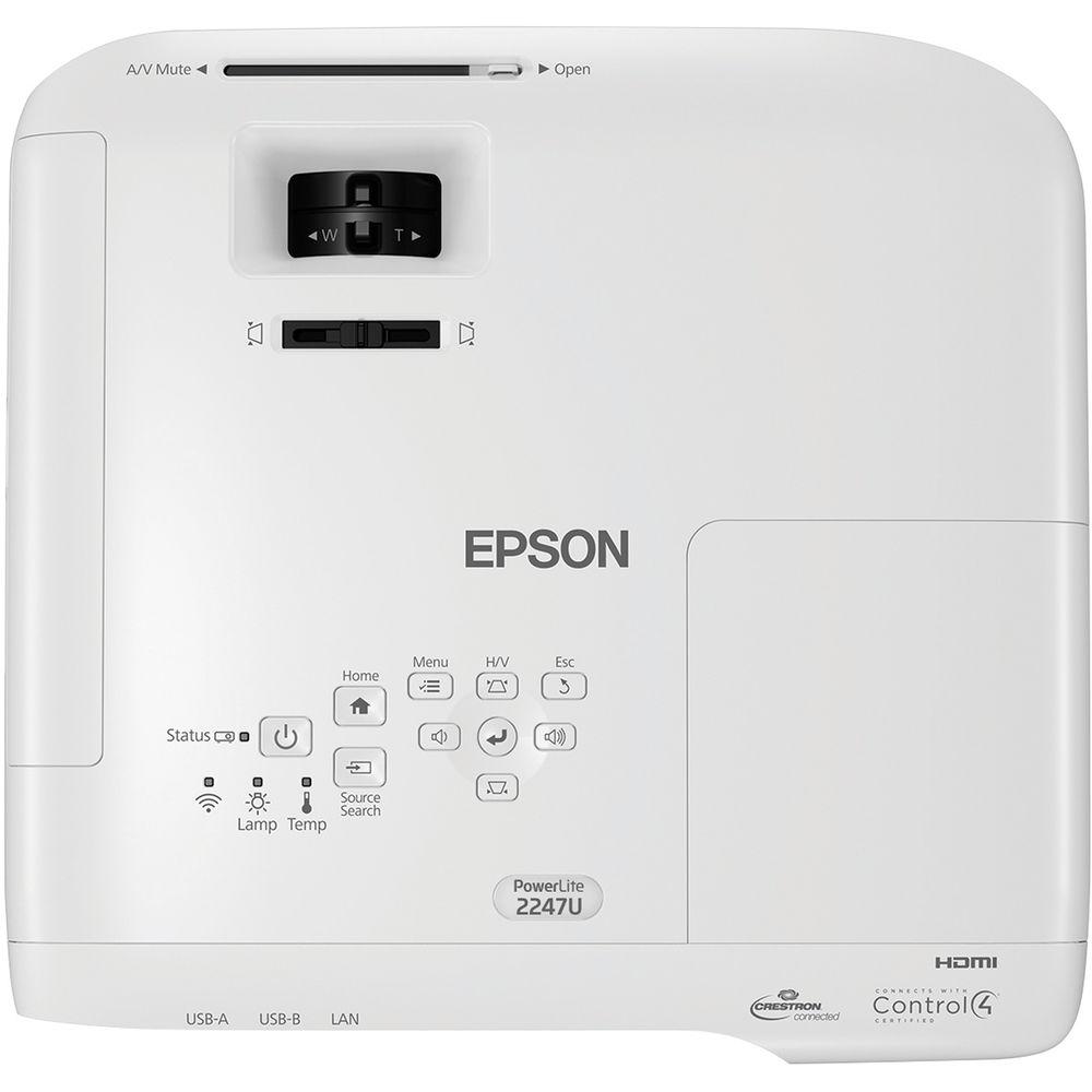 Epson PowerLite 2247U 4200-Lumen WUXGA 3LCD Projector