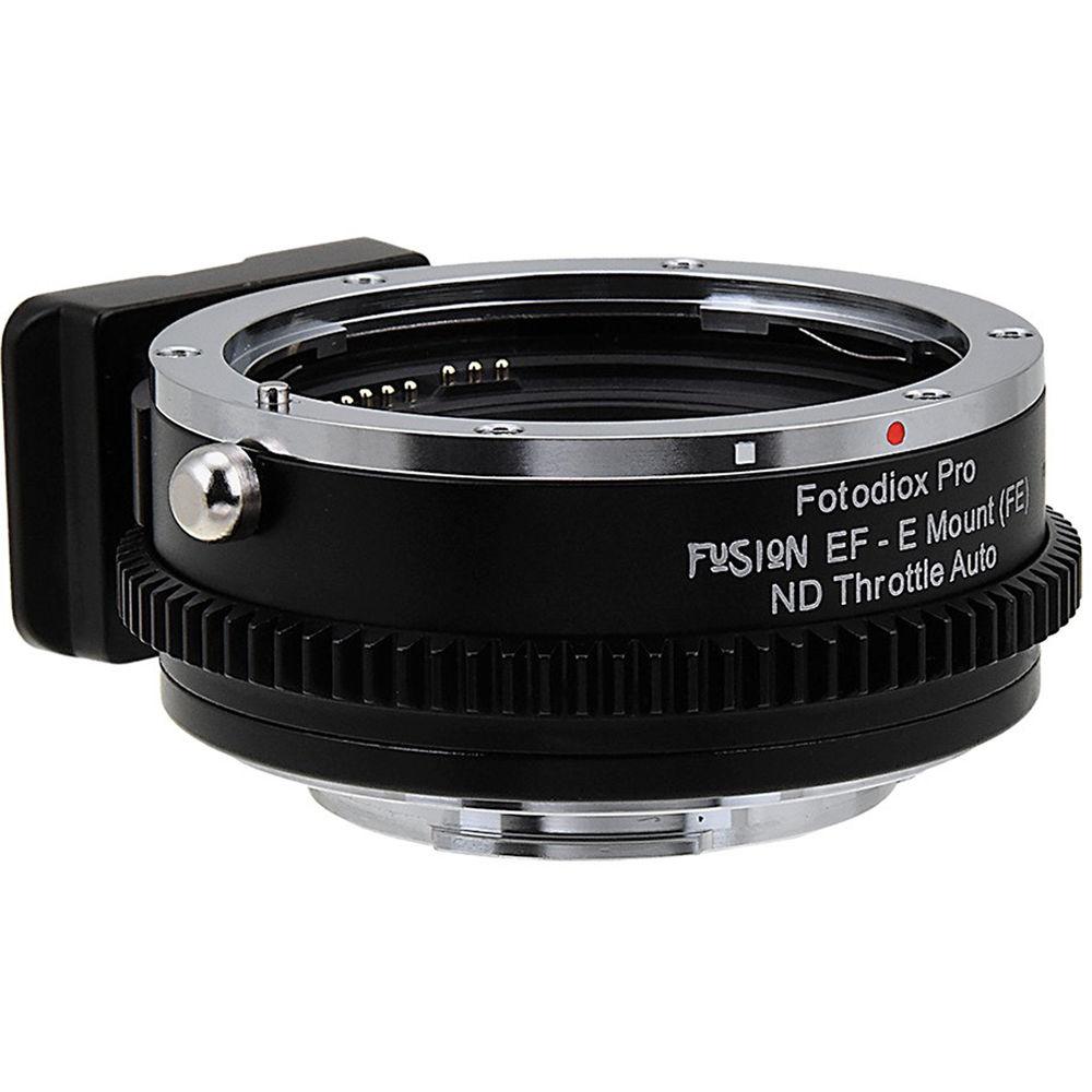 FotodioX Canon EF Lens to Sony E-Mount Camera FUSION ND Throttle Auto Adapter