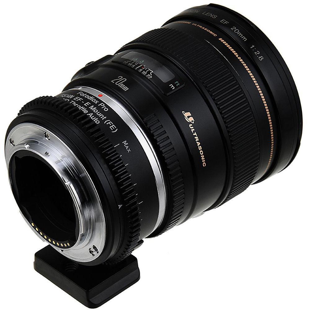 FotodioX Canon EF Lens to Sony E-Mount Camera FUSION ND Throttle Auto Adapter