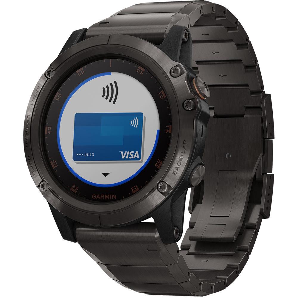 Garmin fenix 5X Plus Sapphire Edition Multi-Sport Training GPS Watch