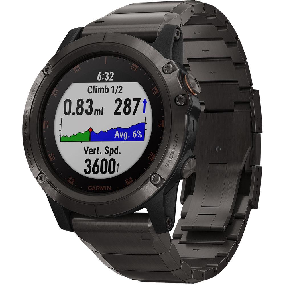 Garmin fenix 5X Plus Sapphire Edition Multi-Sport Training GPS Watch
