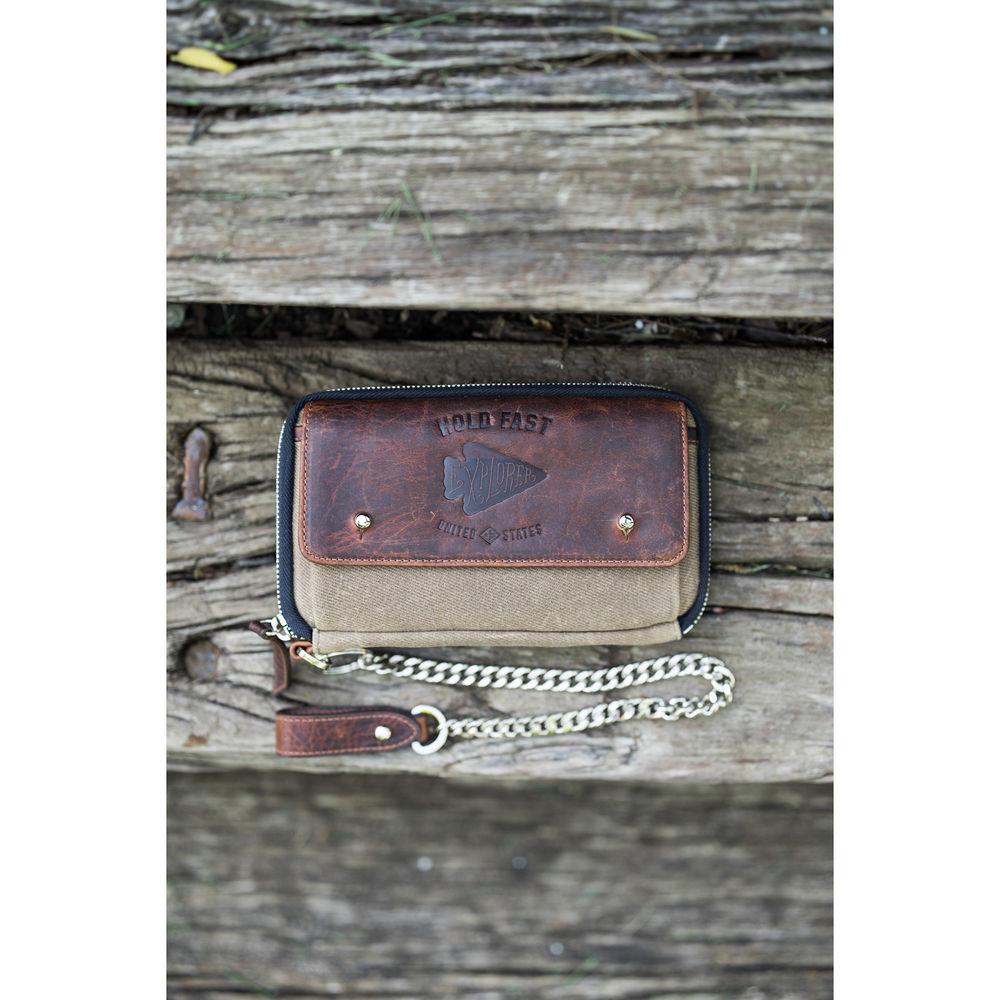 HoldFast Gear Explorer American Bison Leather Wallet
